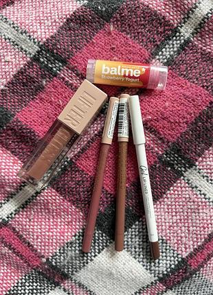 Блиски, олівчики для губ maybelline, lamel