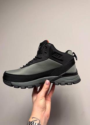 Nike rivah gtx high khaki black fur