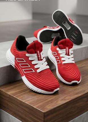 Кросівки чоловічі adidas дихаючі червоні