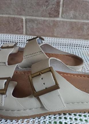 Шкіряні шлепки clarks 39р