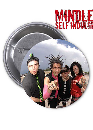Комплект із 4 значків mindless self indulgence | msi (04) 4
