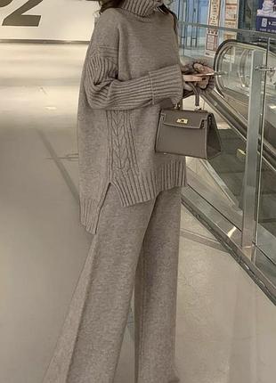 Стильные трикотажные брюки xl