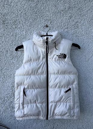 Жіноча жилетка the north face, біла, розмір xs
