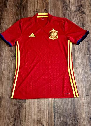 Мужская уникальная футбольная jersey футболка сборной испании adidas оригинал