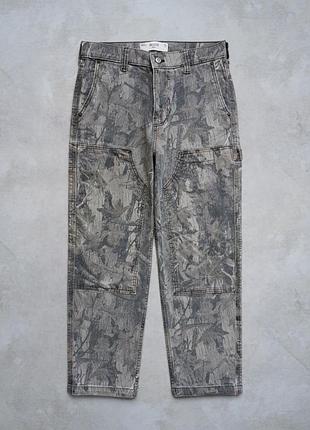 Джинсы карпентер камо бегги hollister × abercrombie and fitch × zara