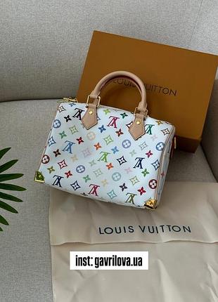Сумка takashi speedy bandouliere 25 multicolor white❣️