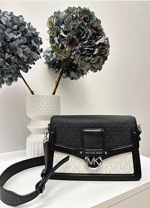 Сумки для жінок michael kors чорно-біла