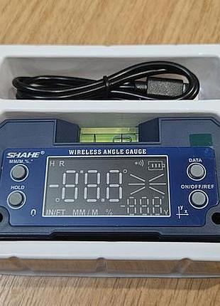 Инклинометр. магнитный измеритель уровня shahe mini. (with wireless) 7