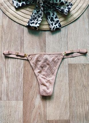 Эффектные кружевные трусики xs victoria’s secret