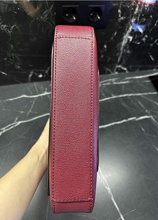 Сумка жіноча guess бордова 6