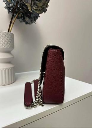 Сумка жіноча guess бордова 2