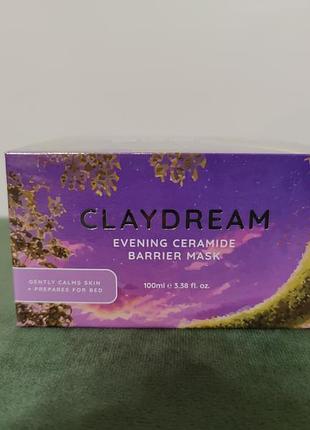 Dew of the gods  claydream evening ceramide barrier mask нічна маска 100 мл
