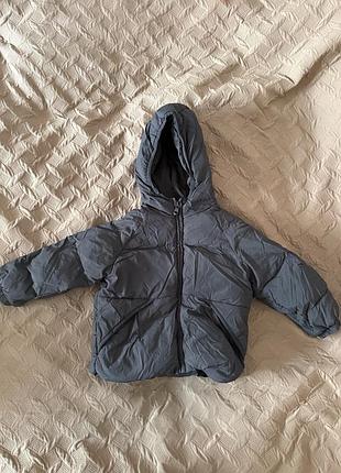Пуховик дитячий zara чорний 98 см