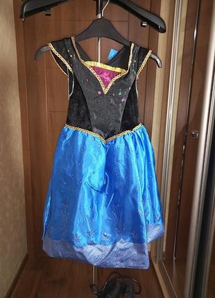Платье, костюм анны из мультфильма «крылое сердце» frozen, принцесса, хелловин, геловин, halloween