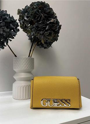 Сумка для жінок guess жовта 3
