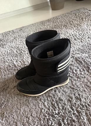 Чоботи жіночі adidas зимові чорні