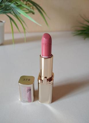 Помада лореаль loreal № 378 velvet rose