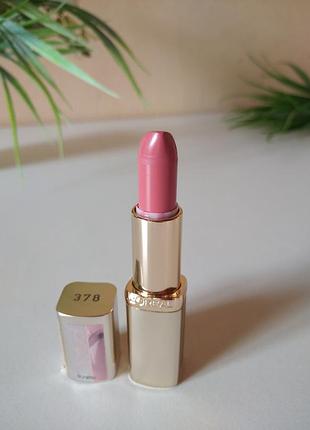 Помада лореаль loreal № 378 velvet rose 3