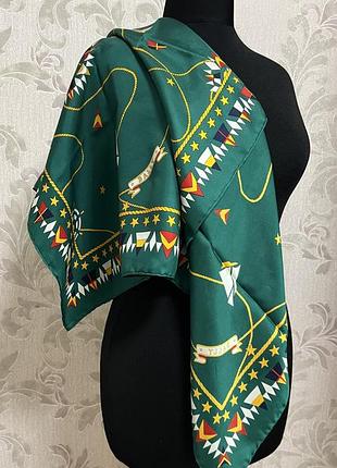 Bally vintage шовкова хустка шов роуль