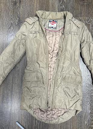 Парка для дівчинки lee cooper бежева