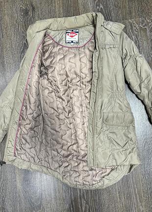 Парка для дівчинки lee cooper бежева 2