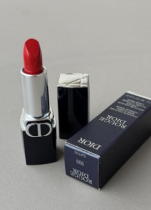 Rouge dior стійка червона губна помада