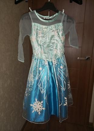 Платье 2 в 1, костюм анны и эльзы из мультфильма «крестное сердце» frozen, принцесса, хелловин, геловин, halloween
