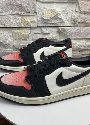 Оригінальні кросівки air jordan 1 low paris saint-germain