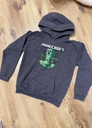 Рідкісний теплий світшот худі майнкрафт кріпер толстовка на 7-10 р minecraft геймерського бренду jinx реглан светр офіційний мерч mojang на 131 до 141