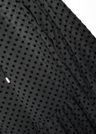 Свободное черное платье с капюшоном от zara6 фото