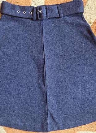 Юбка трапеция теплая xxs