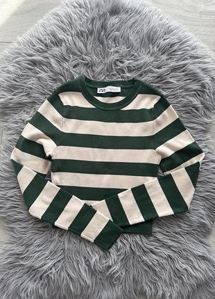 Укорочена кофта zara, xs-s