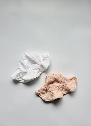 : набір літніх ажурних панамок next baby (6-12 міс / 80 см) – 2 шт.