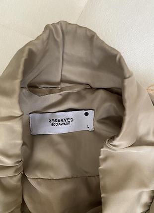 Куртка жіноча reserved бежева 6