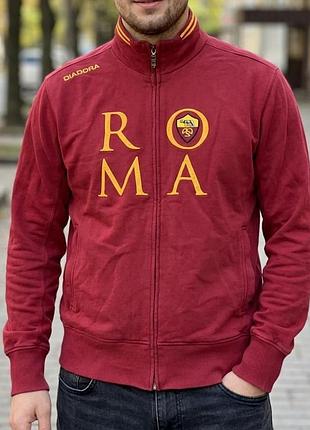 Спортивная кофта / олимпийка diadora as roma