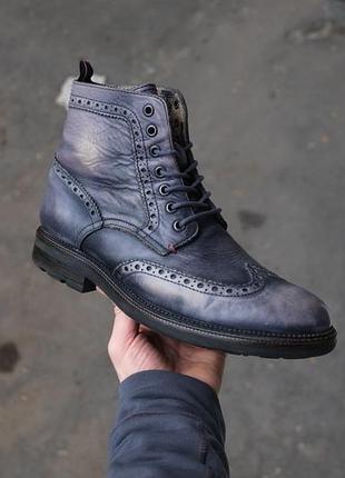 42.5 - туфлі tommy hilfiger броги черевики dr martens оксфорд timberland bally diesel шкіряні чоловічі високі класичні люксові floris van bommel челсі