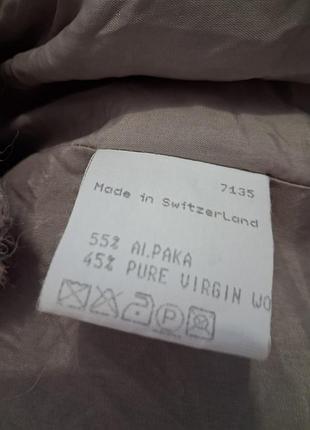 Альпака кардиган полу пальто 7
