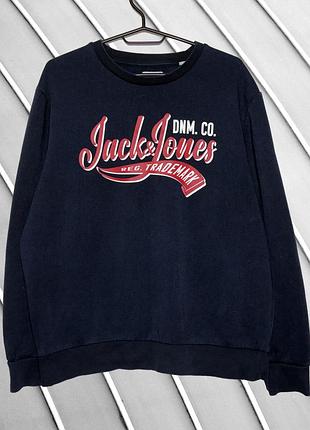 Мужской свитшот jack&amp;jones m eu 4869 38 ua 48 кофта джемпер пуловер свитшот sweatshirt