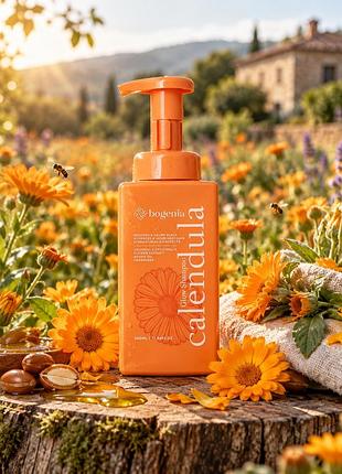 Шампунь для волосся з календулою bogenia glow shampoo