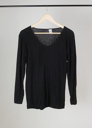 Термолонгслив selection noble basic, eu 50, 70% шерсть, 30% шелк 2
