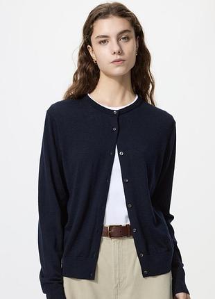 Новый женский шерстяной кардиган uniqlo