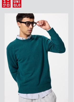 Светр з овечої вовни uniqlo