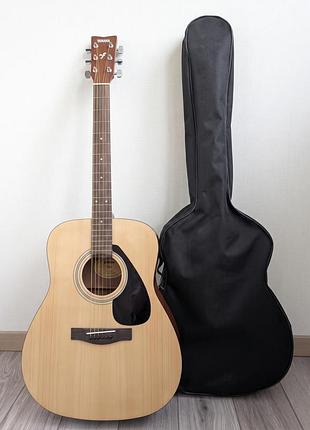 Новая акустическая гитара yamaha f310 (natural) + чехол – состояние из магазина!