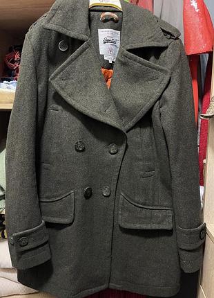 Superdry пальто  вовняне чоловіче 3