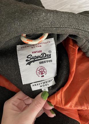 Superdry пальто  вовняне чоловіче 4