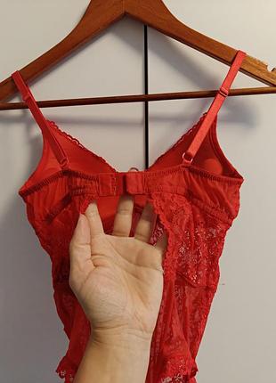 H&amp;m кружевной боди размер s 5