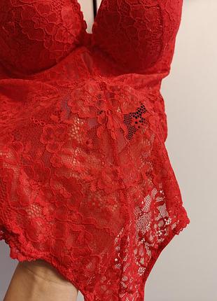 H&amp;m кружевной боди размер s 3