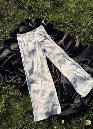Піжамні штани h&m в квіточки