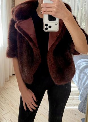 Вкорочена шубка ted baker 7