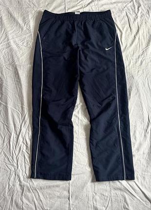 Спортивні штани nike dri-fit vintage track pants / нейлонові штани найк y2k (розмір l)